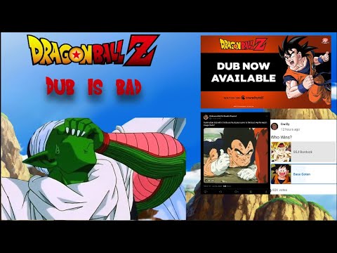 Dragonball Z DUB is horrible