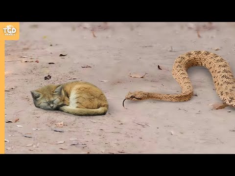 Rattlesnake Attacks Cat and Quickly Pays the Price