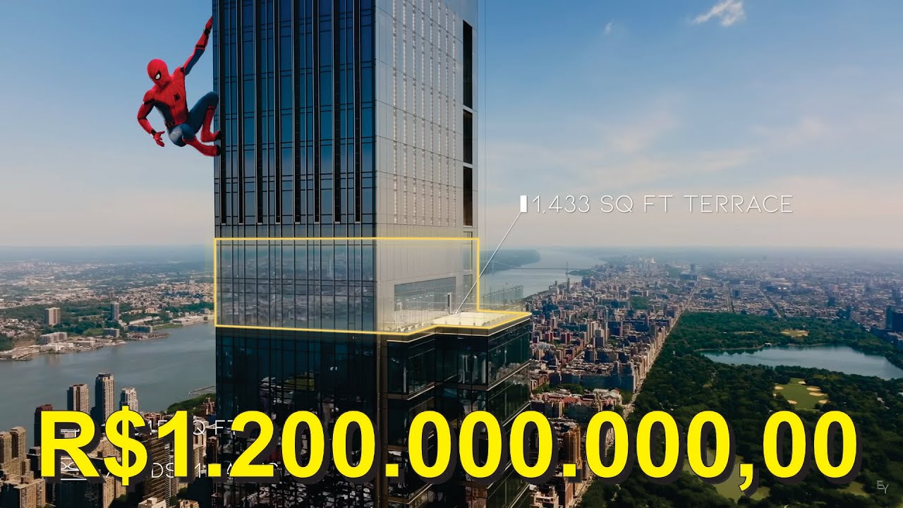 COBERTURA MAIS CARA E ALTA DO MUNDO! MAIS DE 1 BILHÃO DE REAIS!