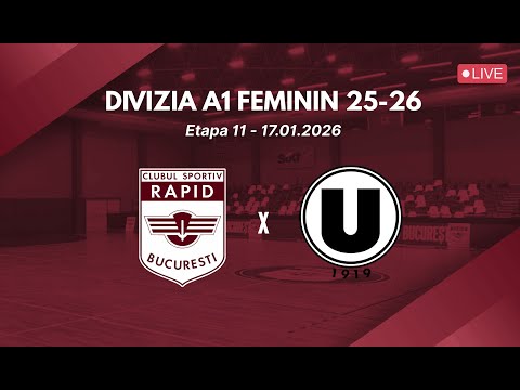 🇱🇻 LIVE | CS Rapid București 🆚 CS U Cluj | Divizia A1 feminin 25-26