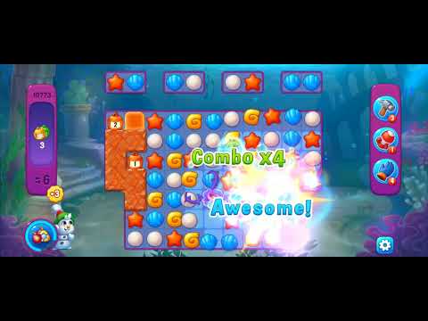 Fishdom Super Hard Level 10773 (with Double Lightning Boosters) @choraelmin