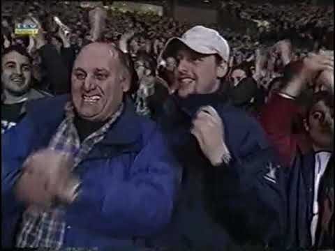 Liga de Campeones 98/99: Manchester United 5-0 Brondby IF (04/11/1998). Narración en inglés.