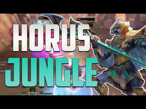 SMITE CONQUEST | HORUS JUNGLE - HE DOES SO MUCH DAMAGE!!!