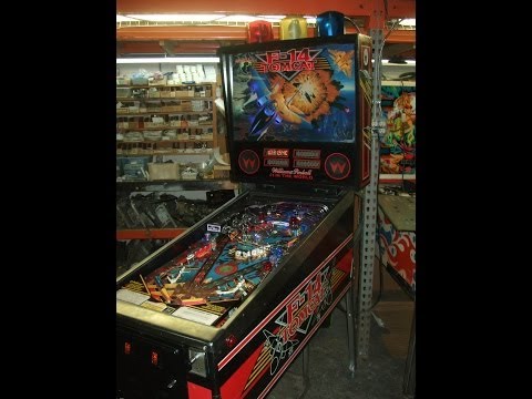 #378 Williams F-14 TOMCAT Pinball Machine - Our 59th Sold!  TNT Amusements