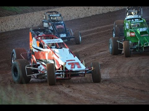 Wingless Sprints Heat 1 Archerfield Speedway 10/1/15