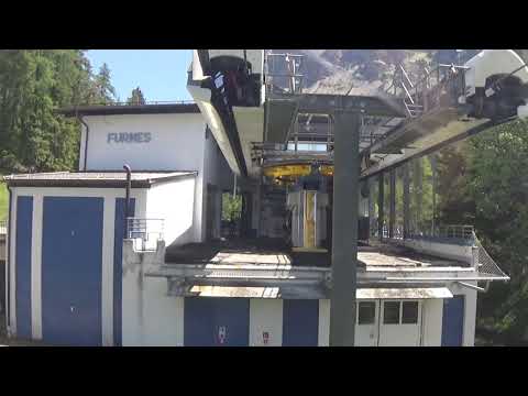 Risalita integrale cabinovia Leitner "Furnes" - Ortisei (BZ) Télécabine / Gondelbahn / Gondola lift