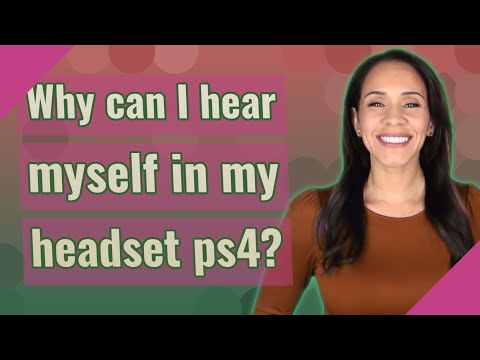 YouTube video about: Why can I hear myself in my headset ps4?