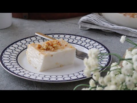 Coconut milk pudding
