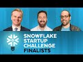 Announcing The Finalists In The 2022 Snowflake Startup Challenge