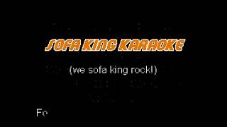 Weird Al Yankovic - School Cafeteria VR - Sofa King Karaoke (instrumental &amp; lyrics)