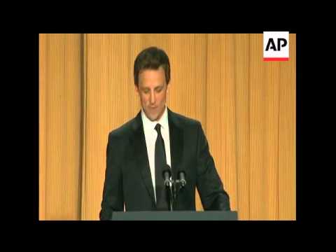 "Saturday Night Live" comedian Seth Meyers took aim at Donald Trump at this year's White House corre