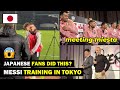 Japanese fans reaction to Messi in first training as Inter Miami vs Vissel Kobe