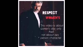 Womens day whatsapp status /Ajith dialogue /Respec