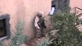 IRAQ   Throwing a GRENADE in house