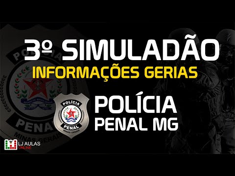 3º SIMULADO Polícia Penal MG | Foco Questões SELECON | Simulado PPMG Online