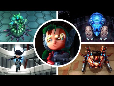 Assault Android Cactus All Bosses