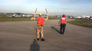 preview picture of video 'British Air Cadet marshalling at Sun'N'Fun 2012'