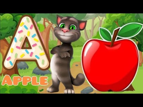 🍎 Phonics Song 2 with TWO Words in 3D - A For Apple🍎🍏- ABC Alphabet Songs with Sounds for Children's