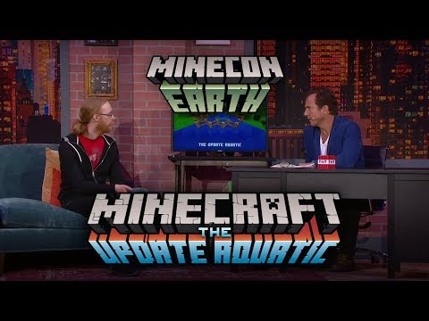 Minecon Earth Minecraft Aquatic Update Gameplay Dolphins 