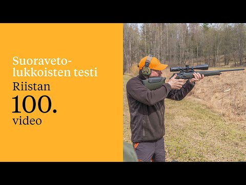 Suoravetolukkoisten testi – Riistan 100. video