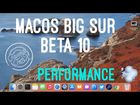 macOS Big Sur beta 10 good speed but a bit lag 🤨