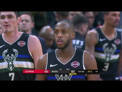 Khris Middleton Full Play vs Los Angeles Clippers | 12/06/19 | Smart Highlights