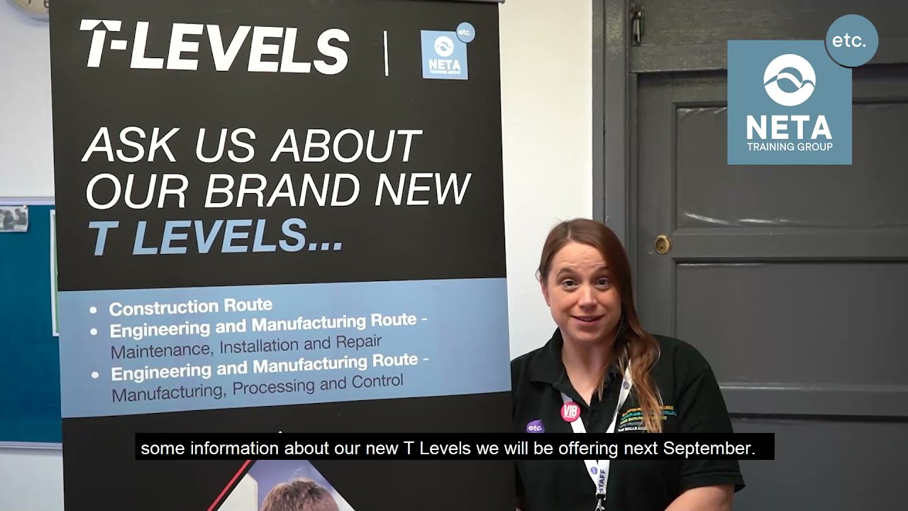 T Levels at NETA Training