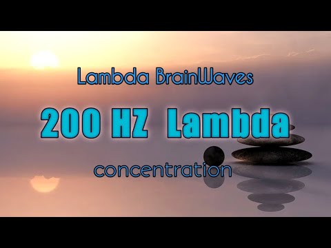 200 Hz - Lambda (Hyper-Gamma)  Pure Binaural Frequency | binaural beats meditation
