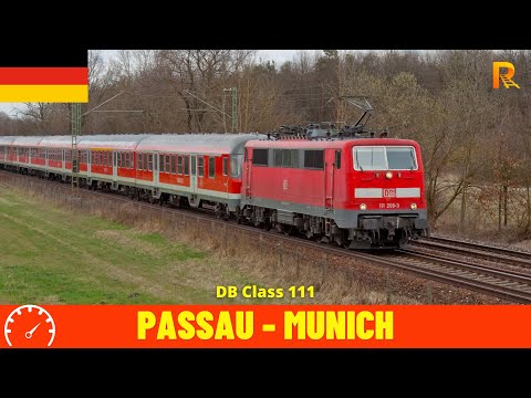 Führerstandsmitfahrt Passau nach München (Deutschland) Aus Sicht des Lokführers 4K