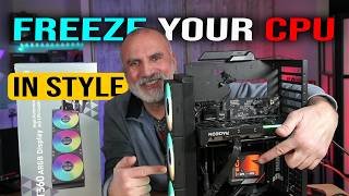 PCCooler GT 360 AIO Installation, LCD Setup & CPU Thermal Test