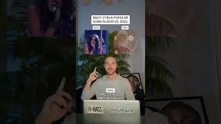 Miley Cyrus Popular Song In 2009 Vs. 2022: Party In The USA #shorts #mileycyrus