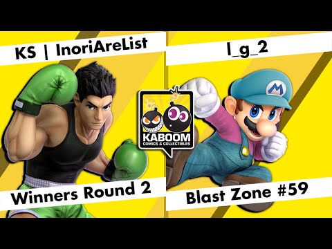 KS | InoriAreList (Little Mac) vs l_g_2 (Mario) - WR2 - Blast Zone #59