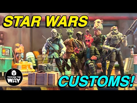 Star Wars The Vintage Collection Custom Alien Action Figures! | Weequay, Nikto, Yak Face & More!
