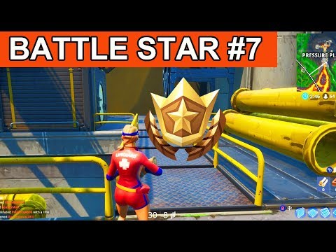 SECRET WEEK 7 BATTLE STAR LOCATION GUIDE! FORTNITE LOADING SCREEN #7 BATTLE STAR LOCATION! SEASON 9