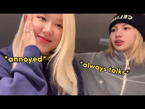 lisa annoying rosé for 4 minutes straight