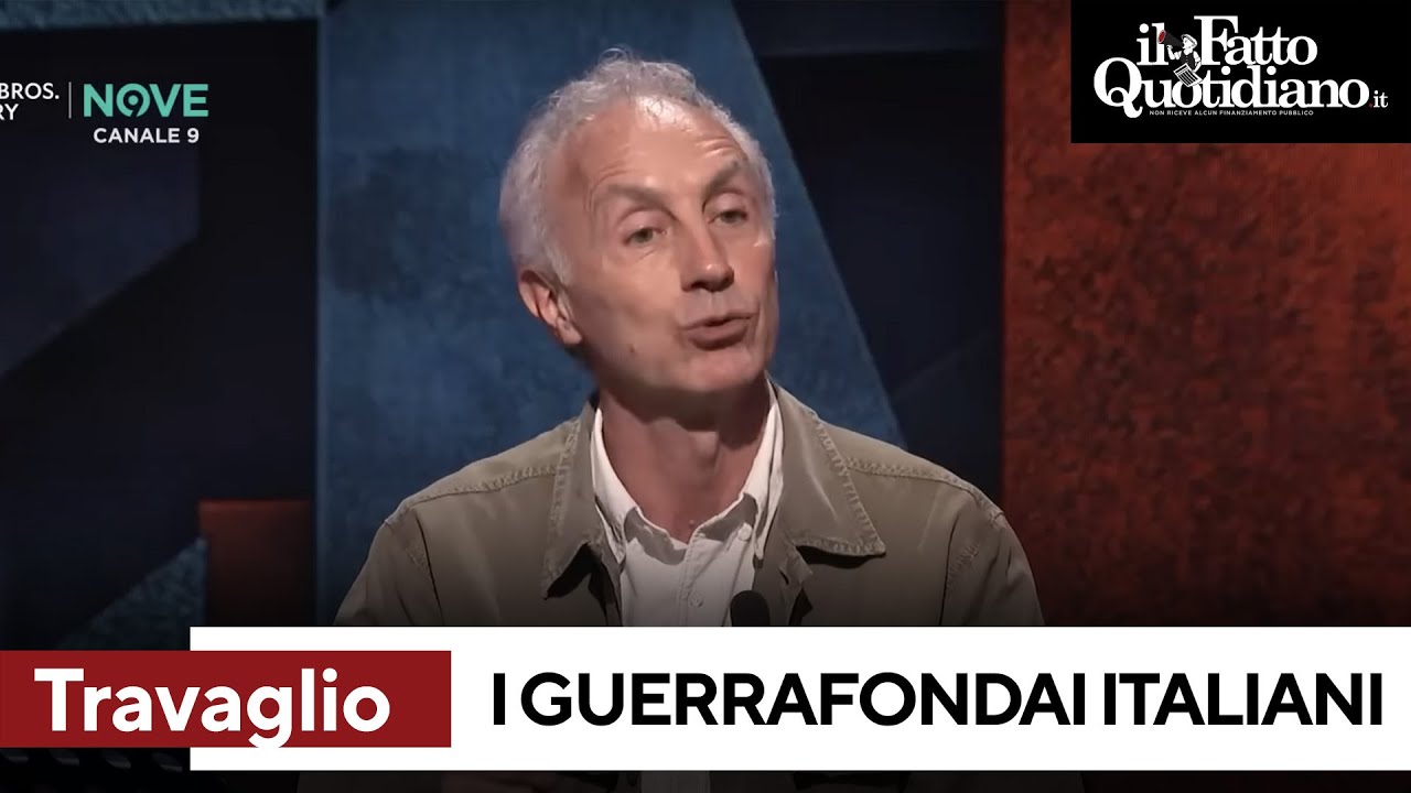 Chi sono i guerrafondai italiani, Travaglio contro Galimberti e Scurati