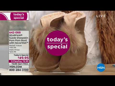 HSN | BEARPAW Footwear 12.04.2018 - 07 PM
