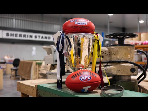Watch how we make the 2025 Toyota AFL Grand Final Sherrin