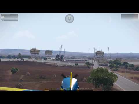 landning rebellbasen propellerplan