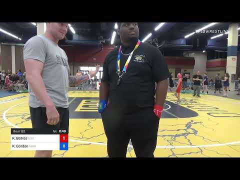 60 Lbs Quarterfinal - Karina Batres, South Side Wrestling Club Vs KaiMonie Gordon, Nebraska B1ab