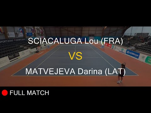 SCIACALUGA Lou (FRA) VS MATVEJEVA Darina (LAT) - Open Super 12 Auray 2023