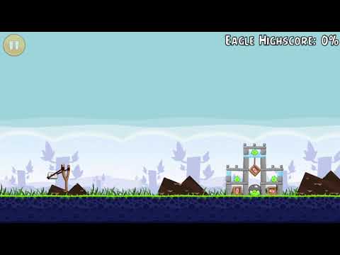 Angry Birds Walkthrough Part 0056 Mighty Eagle Try Level 2 | 100%