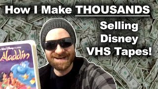 How I Make THOUSANDS Selling Disney VHS Tapes!