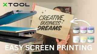 turning my art into screen prints✨ xTool D1 process