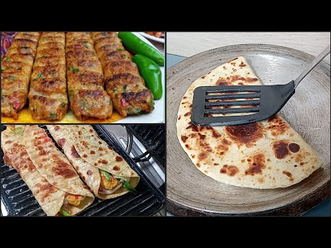 kabab with chapati morning breakfast recipes 🤤Quracdi familka kafaideyso