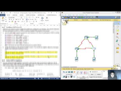 8.3.3.6 Lab - Configuring Basic Single-Area OSPFv3