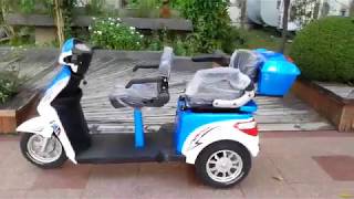 Xe Máy Điện 3 Bánh SAKURA LEAD 2 Ghế Ngồi Giá 18 Triệu ▶ FB.com/Xrunner.vn ▶ Thế Giới Xe Điện 3 Bánh