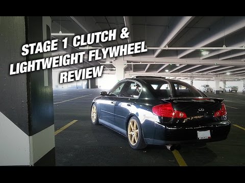 Stage 1 Clutch & Lightweight Flywheel Review - G35 Vlog