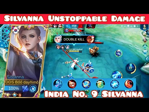 Silvanna Unstoppable Damage | Best Build 2021 | Top 1 Global Silvanna Gameplay By Boo Daynimo - MLBB