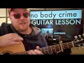 How To Play no body, no crime guitar Taylor Swift HAIM // easy guitar tutorial beginner easy chords